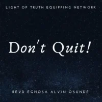 Don't Quit