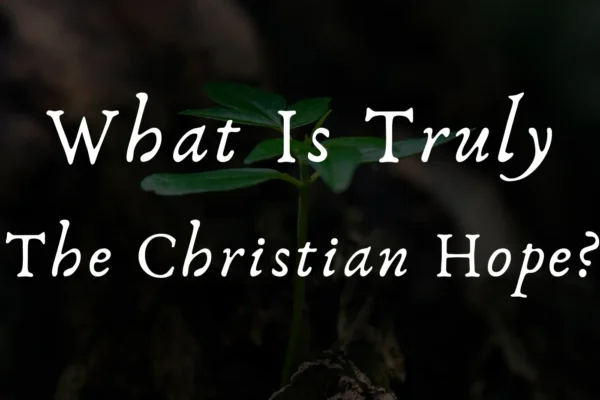 what is truly the christian hope?