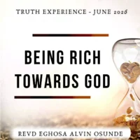 TX- Being rich towards God