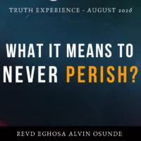 what it means to never perish