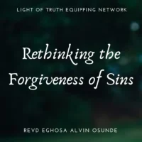 rethinking the forgiveness of sins